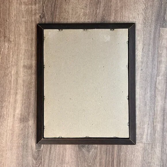 Vintage Framed Embroidery Crewel Art Floral Garden Bee Cottage Daisies - Picture 9 of 9